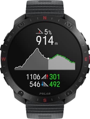 Polar Grit X2 Pro urheilukello S-L (musta)