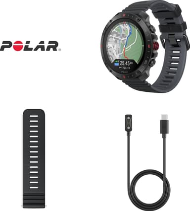 Polar Grit X2 Pro urheilukello S-L (musta)