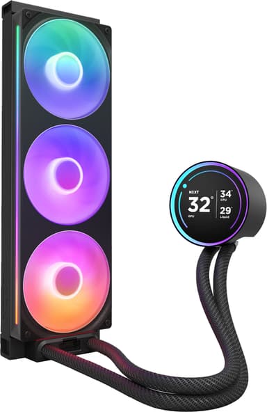 NZXT Kraken 360 Elite V2 RGB nestejäähdytin (musta)