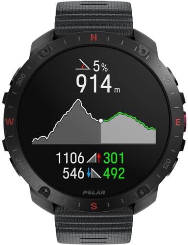 Polar Grit X2 Pro urheilukello S-L (musta)
