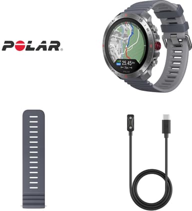 Polar Grit X2 Pro urheilukello S-L (harmaa)
