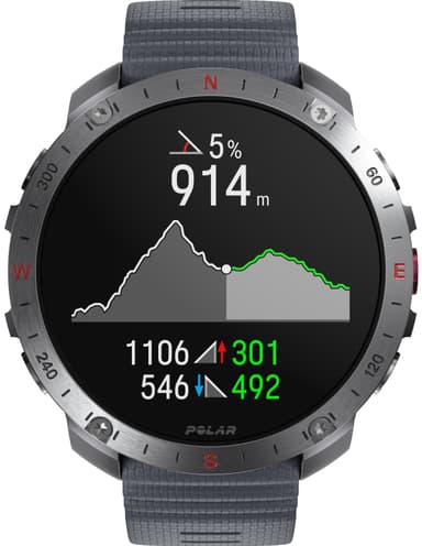 Polar Grit X2 Pro urheilukello S-L (harmaa)