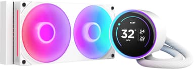 NZXT Kraken 240 Elite V2 RGB nestejäähdytin (valkoinen)