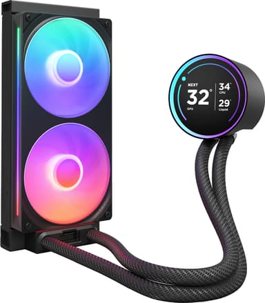 NZXT Kraken 240 Elite V2 RGB nestejäähdytin (musta)