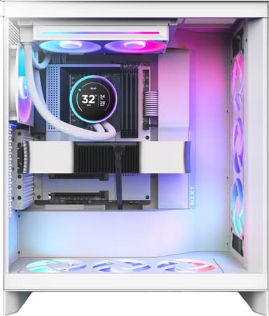 NZXT Kraken 240 Elite V2 RGB nestejäähdytin (valkoinen)