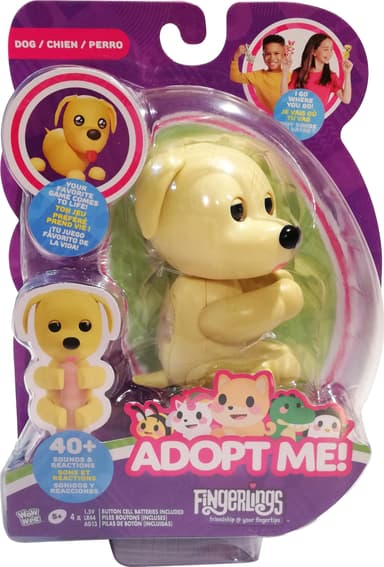 Fingerlings Adopt Me lelu (koira)