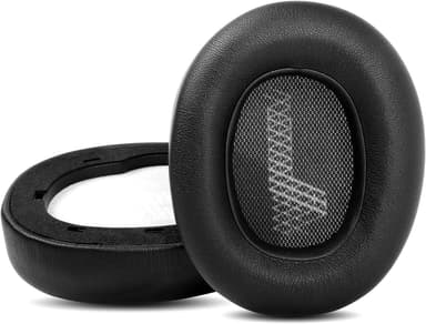 JBL LIVE 650, 660NC, E65 Duettotyynyt merkiltä headphoneparts.se - musta