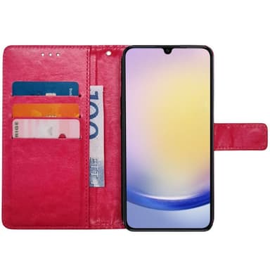 Lompakkokotelo 3-kortti Samsung Galaxy A26 5G - Vaaleanpunainen