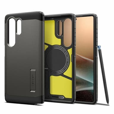 Spigen Tough Armor kuori Samsung Galaxy S25 Ultra - Gunmetal