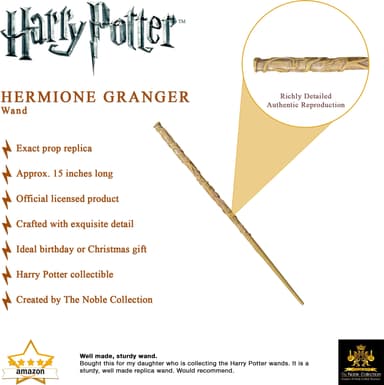 Noble Collection Harry Potter lelutaikasauva (Hermione)