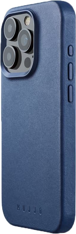 Mujjo iPhone 15 Pro suojakuori (sininen)