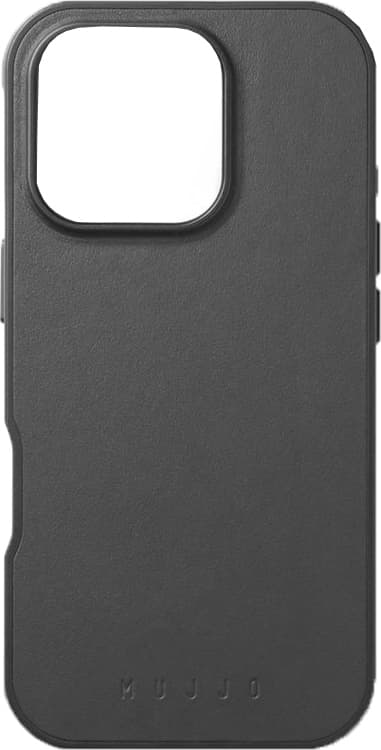 Mujjo iPhone 16 Pro suojakuori (musta)