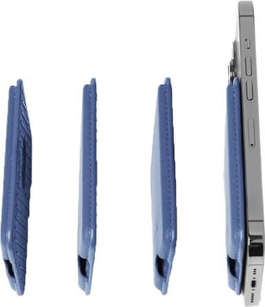 Mujjo MagSafe iPhone korttikotelo (sininen)