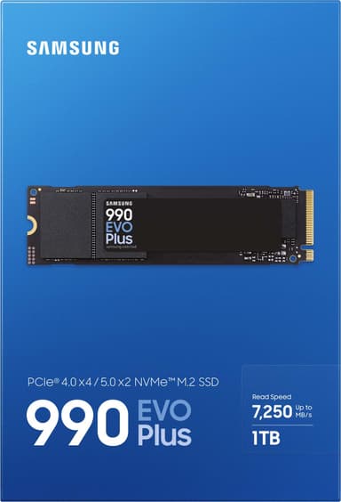 Samsung 990 EVO Plus sisäinen SSD-muisti (1 TB)