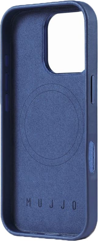 Mujjo iPhone 16 Pro suojakuori (sininen)
