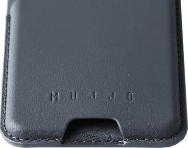 Mujjo MagSafe iPhone korttikotelo (teräksensininen)