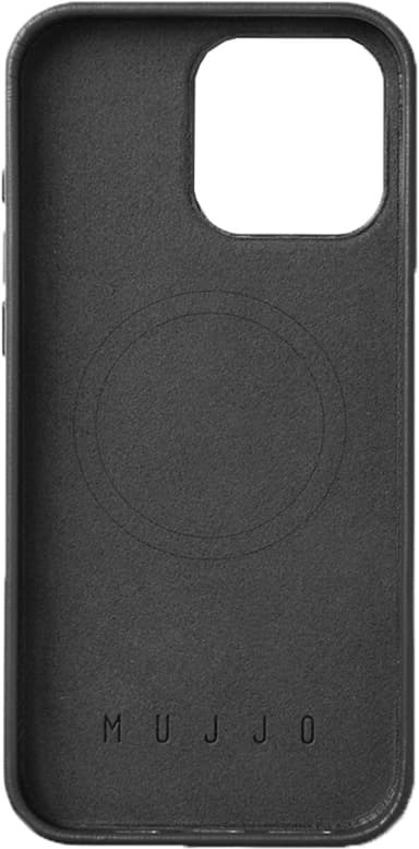 Mujjo iPhone 16 Pro Max suojakuori (musta)