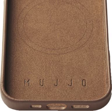 Mujjo iPhone 16 Pro suojakuori (vaaleanruskea)