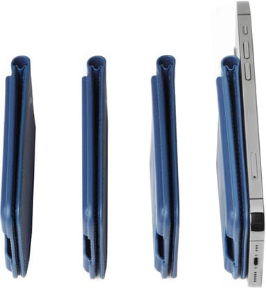 Mujjo MagSafe iPhone korttikotelo (sininen)