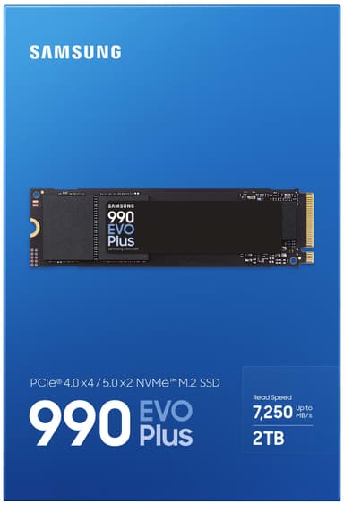 Samsung 990 EVO Plus sisäinen SSD-muisti (2 TB)