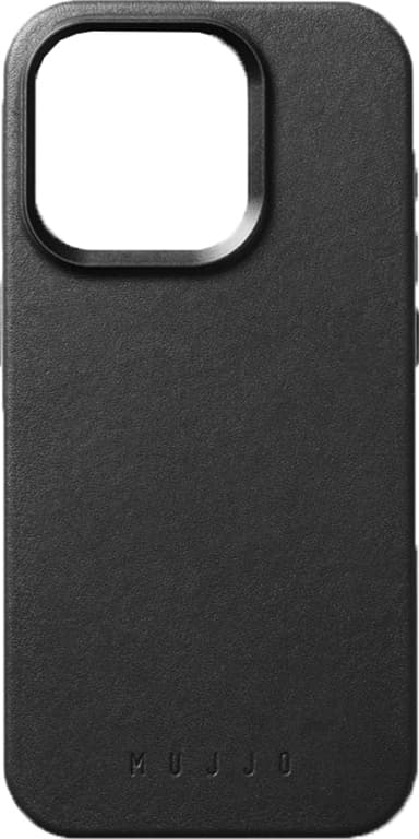Mujjo iPhone 15 Pro suojakuori (musta)