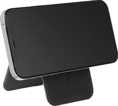 Mujjo MagSafe iPhone korttikotelo (musta)