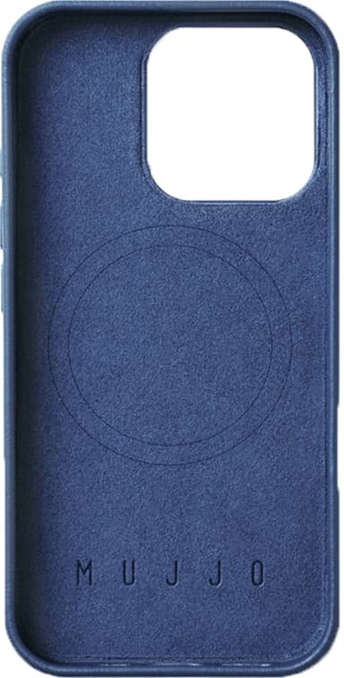 Mujjo iPhone 16 Pro suojakuori (sininen)