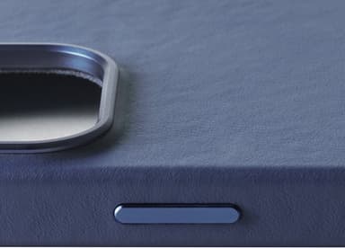 Mujjo iPhone 16 Pro suojakuori (sininen)
