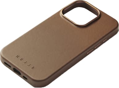 Mujjo iPhone 16 Pro suojakuori (vaaleanruskea)