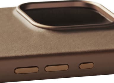 Mujjo iPhone 16 Pro suojakuori (vaaleanruskea)