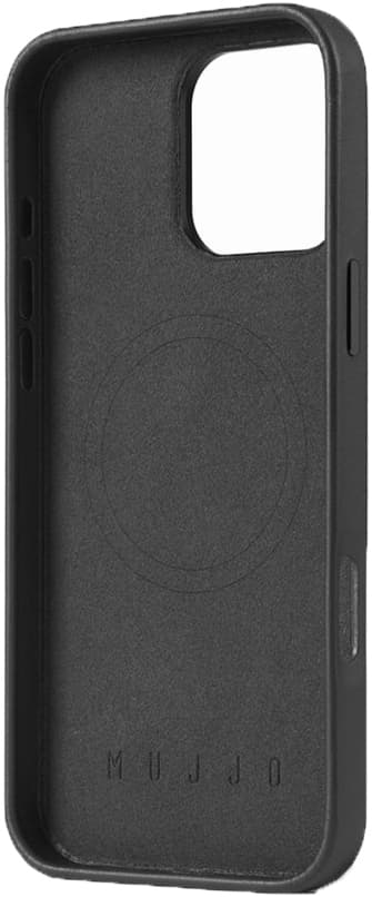 Mujjo iPhone 16 Pro Max suojakuori (musta)