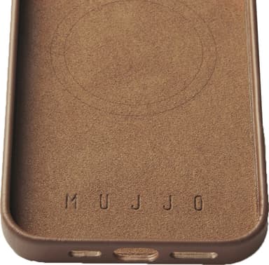 Mujjo iPhone 16 Pro Max suojakuori (vaaleanruskea)
