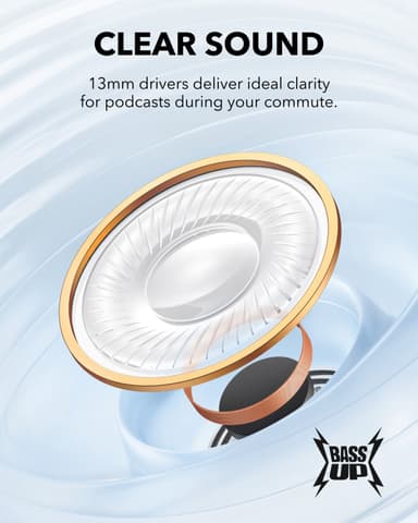 Soundcore K20i täysin langattomat in-ear kuulokkeet (valkoinen)
