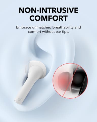 Soundcore K20i täysin langattomat in-ear kuulokkeet (valkoinen)