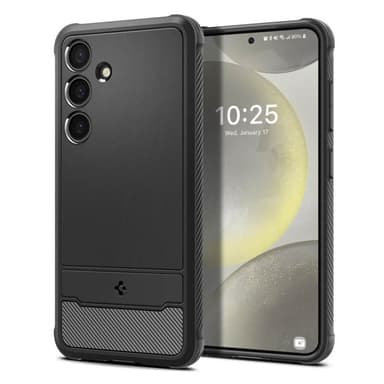 Spigen Rugged Armor kuori Samsung Galaxy S24 - Musta