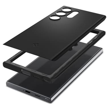 Spigen Thin Fit kuori Samsung Galaxy S24 Ultra - Musta