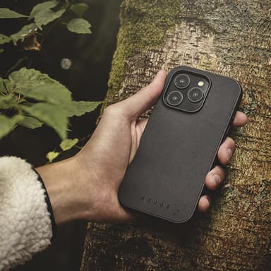 Mujjo iPhone 16 Pro Max suojakuori (musta)