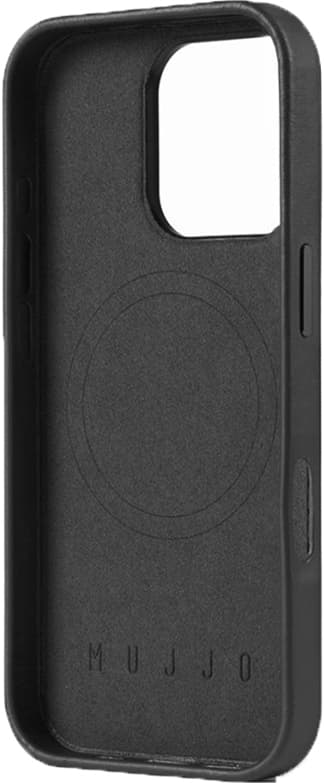Mujjo iPhone 16 Pro suojakuori (musta)
