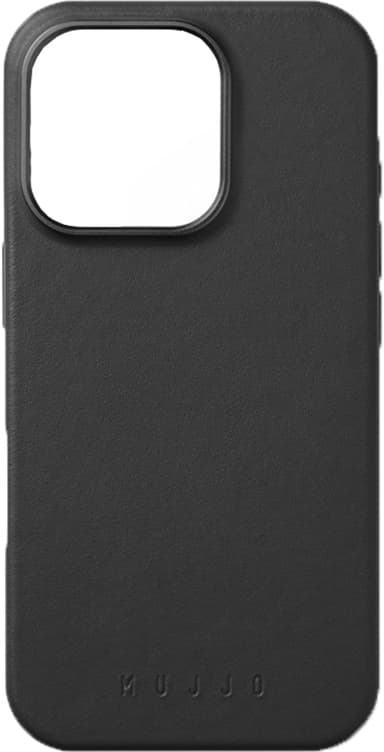 Mujjo iPhone 16 Pro suojakuori (musta)