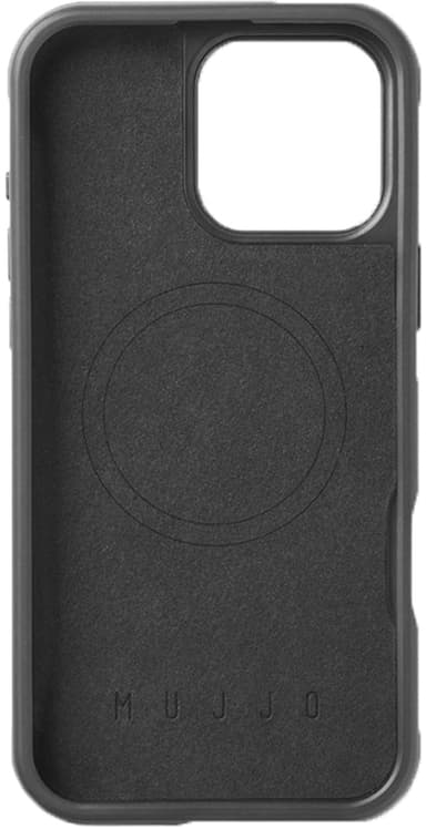 Mujjo iPhone 16 Pro Max suojakuori (musta)