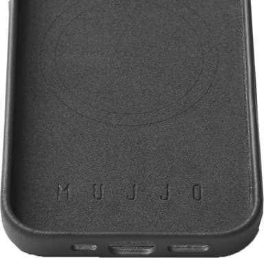 Mujjo iPhone 16 Pro suojakuori (musta)