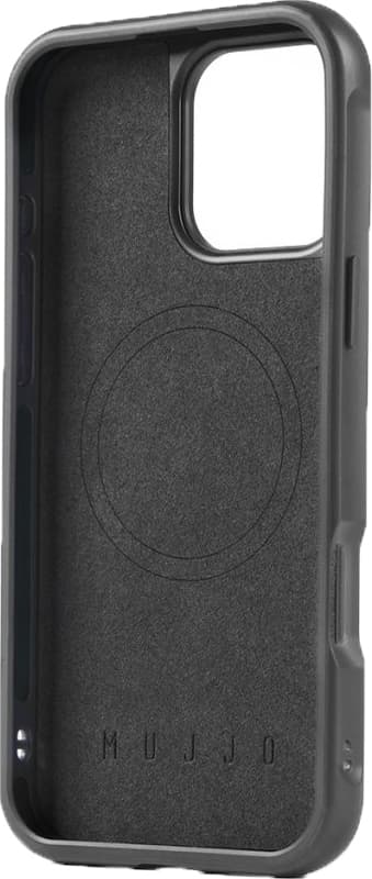 Mujjo iPhone 16 Pro Max suojakuori (musta)