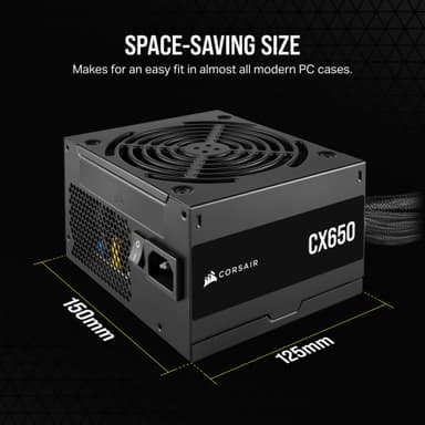 Corsair CX650 virtalähdeyksikkö (650 W)