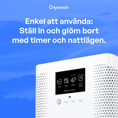 Ozoneair Purify 60 ilmanpuhdistin 490065 (valkoinen)