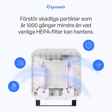 Ozoneair Purify 60 ilmanpuhdistin 490065 (valkoinen)
