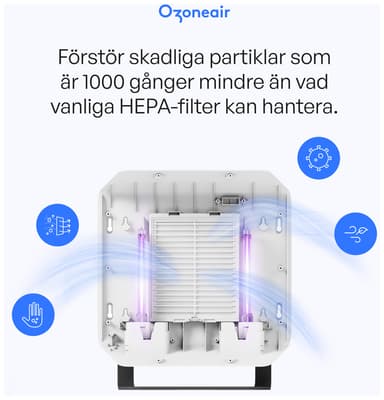 Ozoneair Purify 30 ilmanpuhdistin 490058 (valkoinen)
