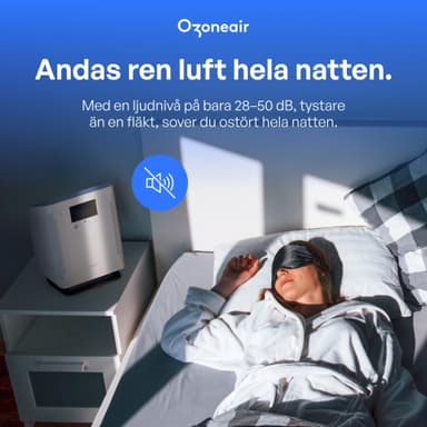 Ozoneair Purify 120 ilmanpuhdistin 490072 (valkoinen)