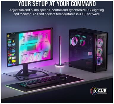 Corsair iCUE LINK OX120 RGB 120 mm PWM tuuletin aloituspakkaus (3 kpl)