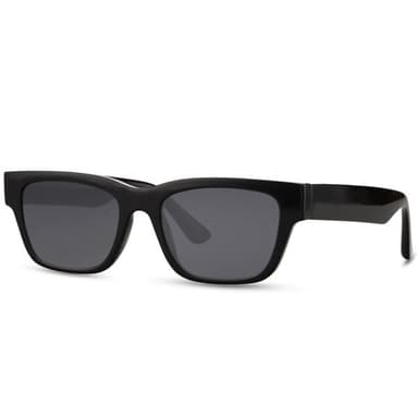 Mustat unisex-aurinkolasit – Mustat linssit, 100 % UV-suoja, ajaton & kestävä muotoilu