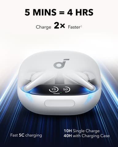 Soundcore Liberty 4 Pro täysin langattomat in-ear kuulokkeet (valk.)